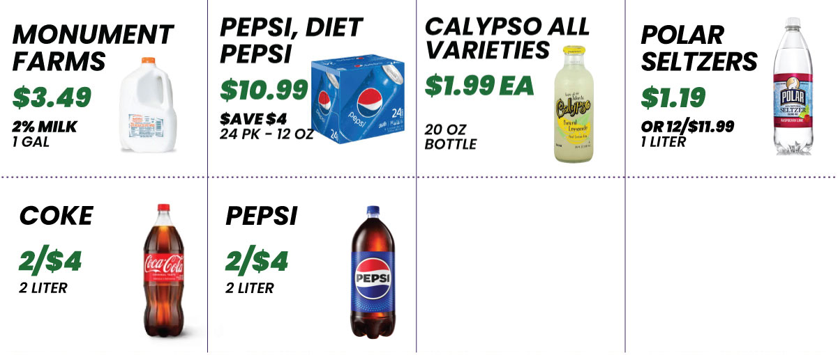 Soda Specials at Beverage Mart